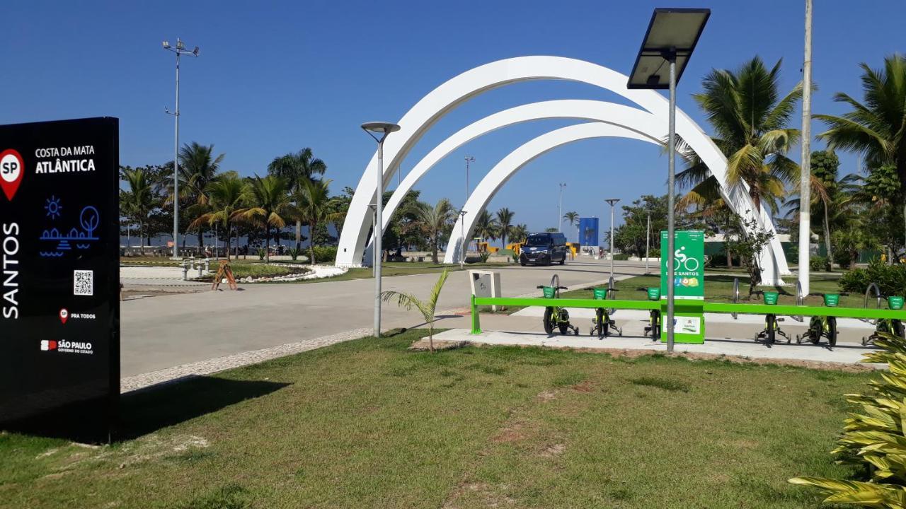 Apartamento A Beira-Mar Com Duas Garagens Santos  Exterior foto